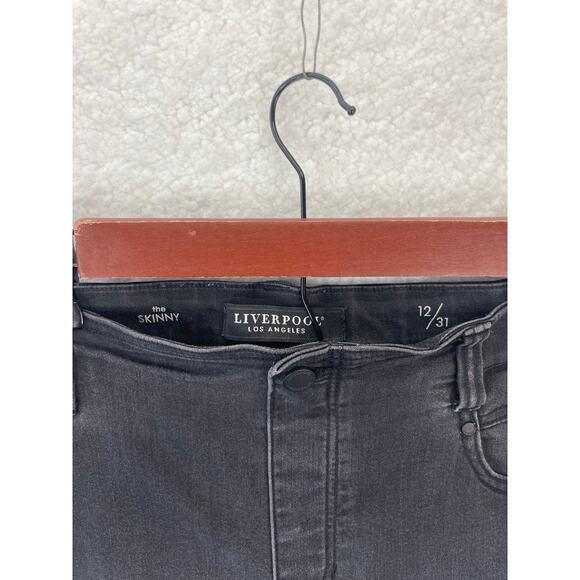 Liverpool Los Angeles The Skinny Jeans Women’s 12 Black‎ Stretch Denim Pants - Picture 6 of 8